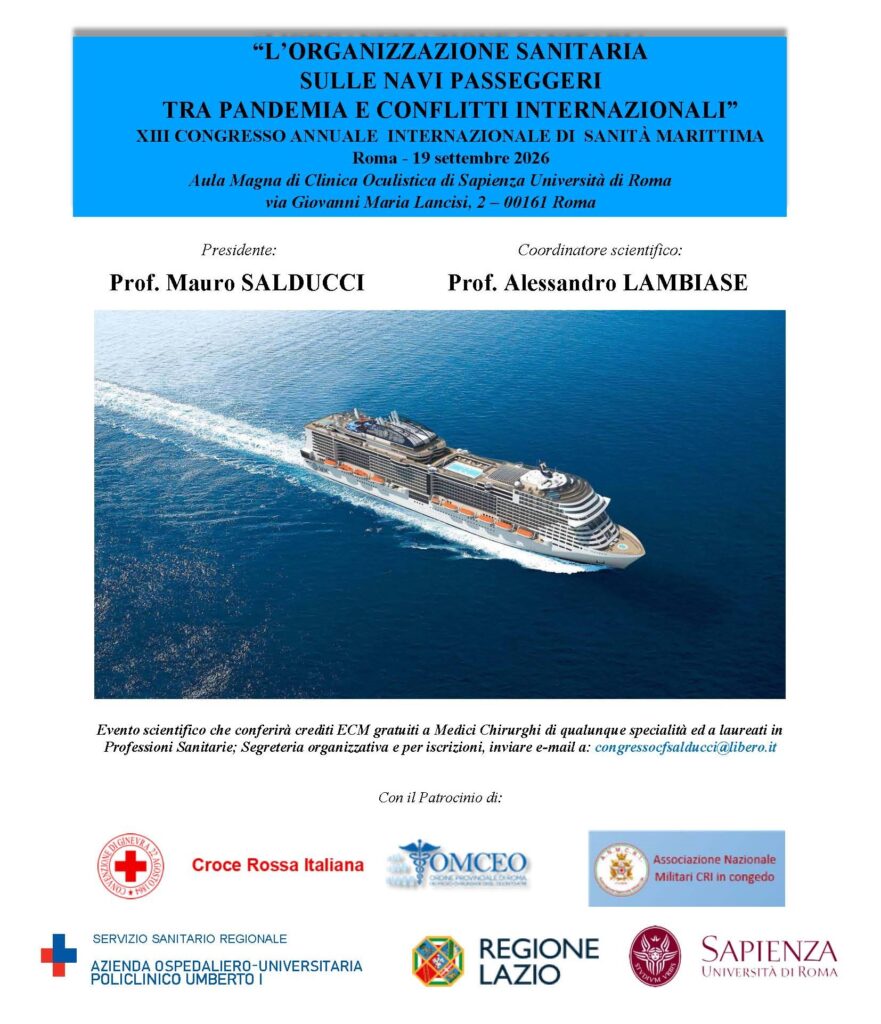 XIII Congresso Annuale Internazionale di Sanità Marittima